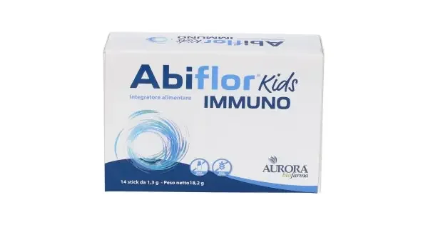 Aurora Biofarma, Abiflor Kids Immuno, 14 Stick Orali – Image 2